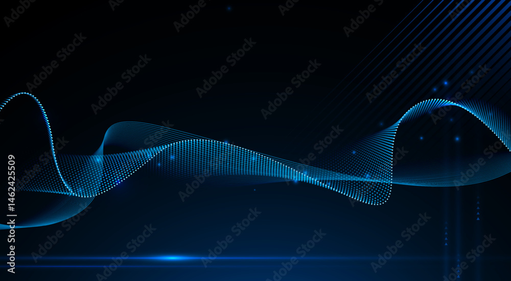 Wall mural technology graphic design background. vector illustration. vector abstract technology circuit lines.