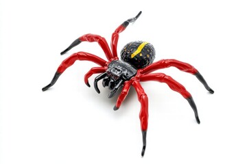 Obraz premium a Spider isolated on a white background, ultra-realistic, real photo