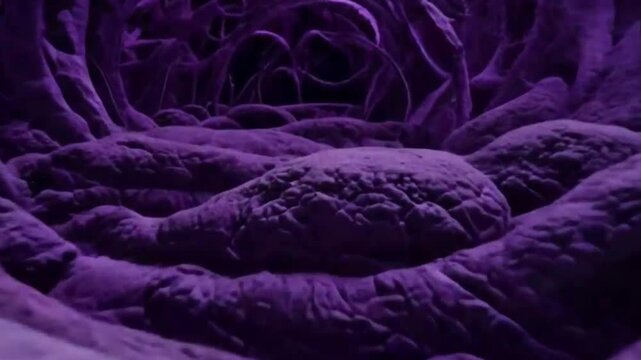  big purple blue octopus deep sea monste, ai video generative