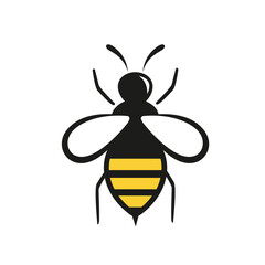 Abstract bee logo bumble bee vector symbol design icon