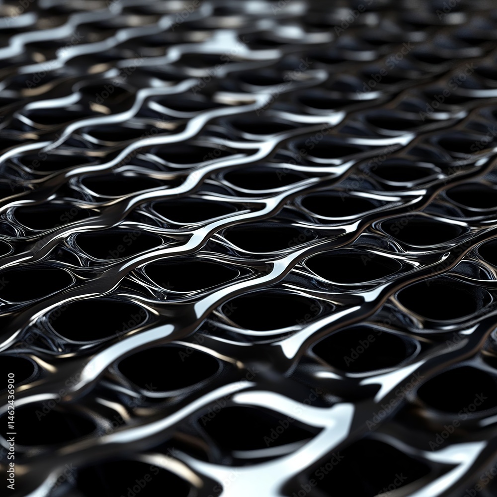 Fototapete 3D textured vector background with smooth abstract shapes and depth effect, ideal for modern design and digital applications.

