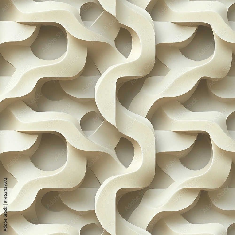Aufkleber 3D textured vector background with smooth abstract shapes and depth effect, ideal for modern design and digital applications.

