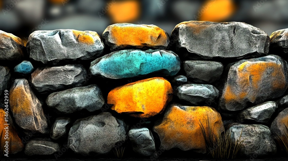 Aufkleber 3D textured vector background with smooth abstract shapes and depth effect, ideal for modern design and digital applications.

