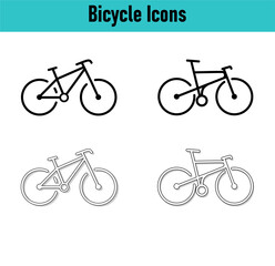 Bicycle icons vector illustration design © abdul