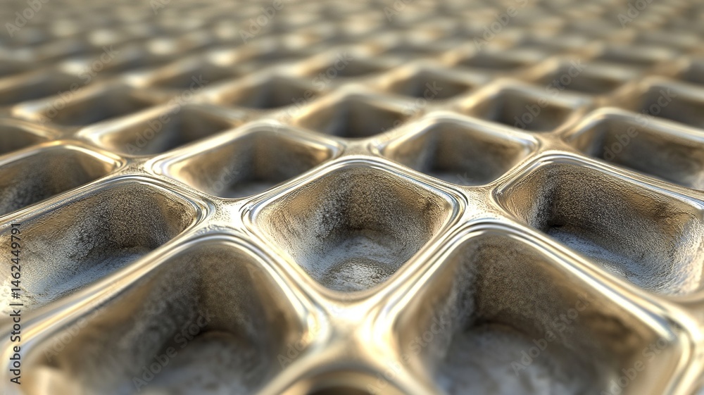 Leinwandbilder 3d textured vector background with smooth abstract shapes and depth effect, ideal for modern design 