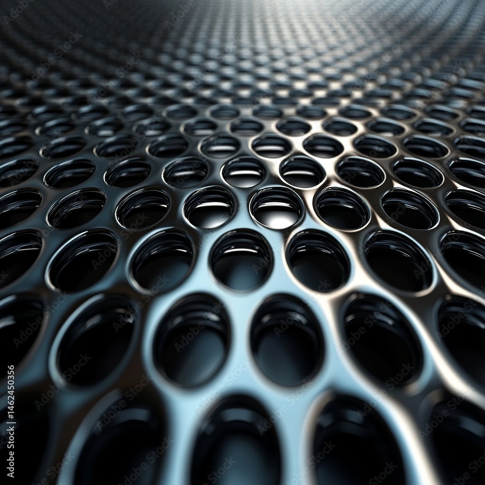 Leinwandbilder 3D textured vector background with smooth abstract shapes and depth effect, ideal for modern design and digital applications.

