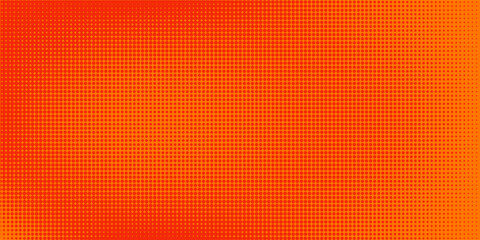 Dots halftone orange color pattern gradient texture with technology digital background. Dots pop art comics with summer background.