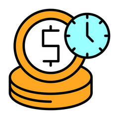 Retirement planning Vector Icon