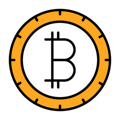 Bitcoin Vector Icon