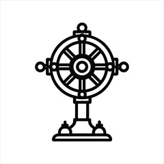 Obraz premium Industrial Antique Steampunk Part Vector Image