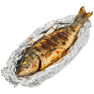 Samak Mashwi Grilled Fish Wrapped in Foil with Spices