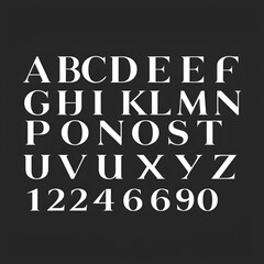 Elegant abstract alphabet letters font. Classic Lettering Minimal Fashion Designs. Typography modern sans serif decorative fonts and numbers. vector illustration