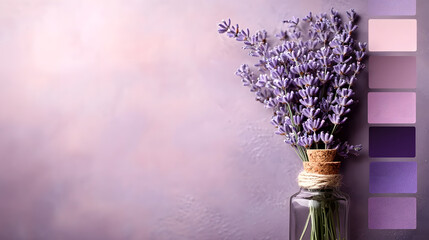 A pastel color palette of soft pinks and lavenders to convey tenderness, warmth, and romantic affection.