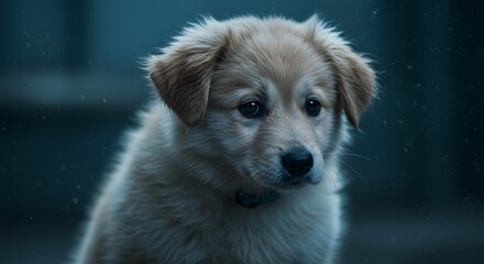Puppy Portrait Close Up