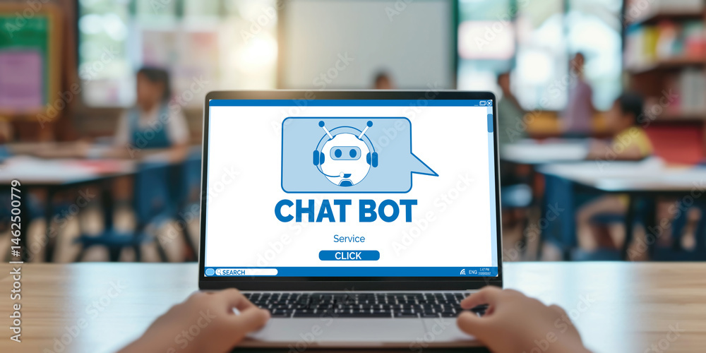 Poster chatbot software application for brisk online business that automatically reply to customer question