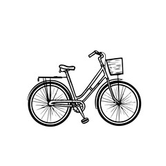 Chic vintage bicycle vector illustration with detailed design. Ideal for cycling, eco-friendly lifestyle, and urban transport themes. Perfect for posters, blogs, or eco campaigns.