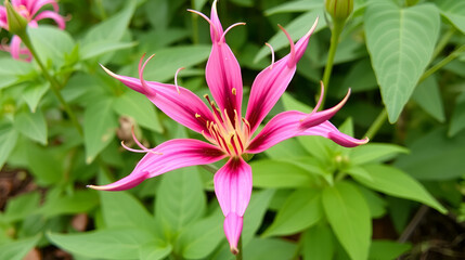 Fototapeta premium Cleome flower (Lat. Cleome) or 
