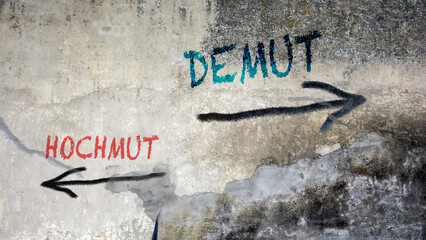 Signposts the direct way to Humility versus Haughtiness