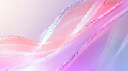 Fototapeta premium Abstract background with light pink to purple gradient flowing curves and smooth textures