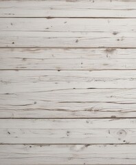 Obraz premium Whitewashed wooden boards, visible knots and grain, distressed look, home decor, planks, natural