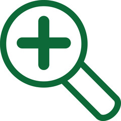 Fototapeta premium Zoom In Icon