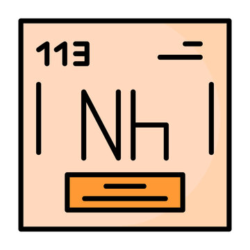 Nihonium Vector Icon