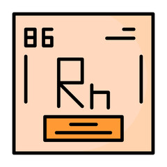 Radon Vector Icon