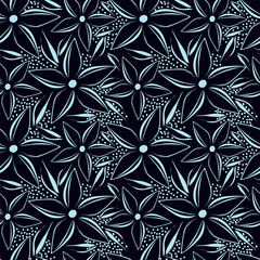 Trendy stylish Hand drawn floral pattern with paisley and indian flower motifs. damask modern style pattern , Design for fashion , fabric, textile, wallpaper , wrapping and all prints
