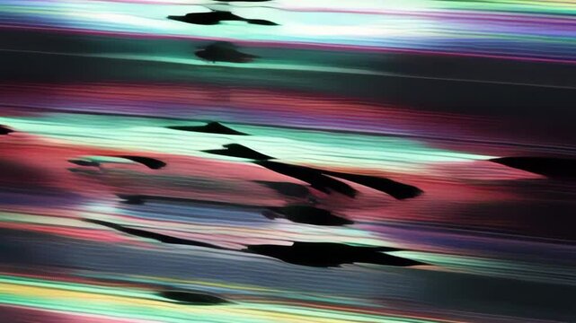 The effect of a glitch with stripes and noises.
interference similar to digital signal failures: horizontal stripes, color distortions, and uneven images. breakdown, hacking, retro-futuristic crash.