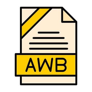AWB File Format Vector Icon