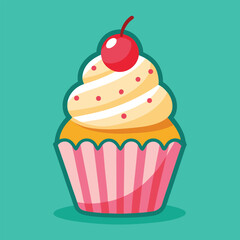 cup cake vector