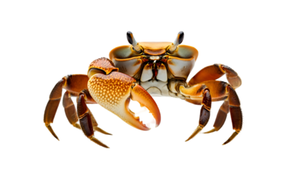 Fiddler crab on transparent background