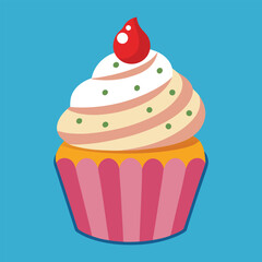 cup cake vector