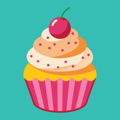 cup cake vector