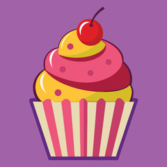 cup cake vector
