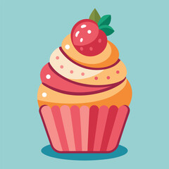 cup cake vector