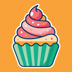 cup cake vector