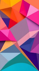 Fototapeta premium Abstract Colorful Geometric Pattern.