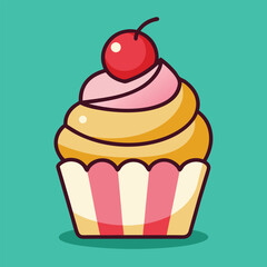cup cake vector