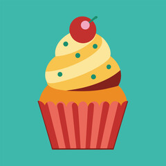 cup cake vector