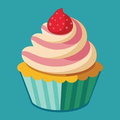 cup cake vector