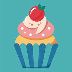 cup cake vector