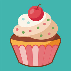 cup cake vector