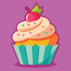 cup cake vector
