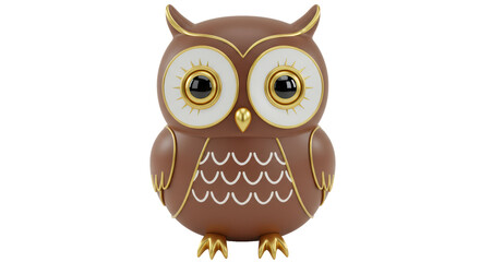 Isolated Cartoon Owl