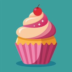 cup cake vector