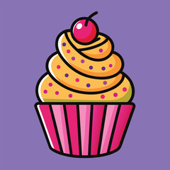 cup cake vector