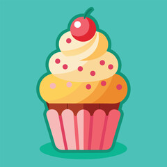 cup cake vector