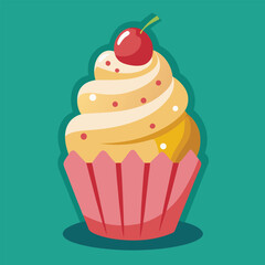 cup cake vector