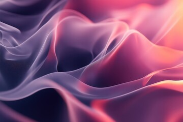 Obraz premium Abstract, flowing, vibrant, soft, textile, digital, design, art, with, warm, hues.